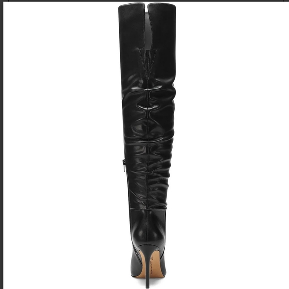 INC International Concepts (Iyonna) Black Over the Knee Boots - Picture 2 of 5